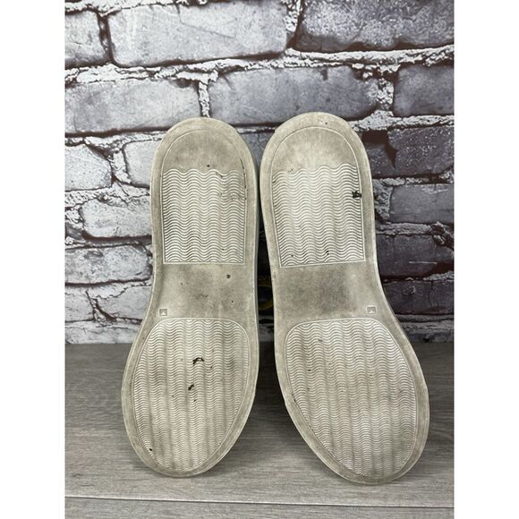 RENZO DERBY Elijah John Yarra (PH) Aevolo Green Leather Yellow Lace Sneakers 40 - Picture 7 of 16